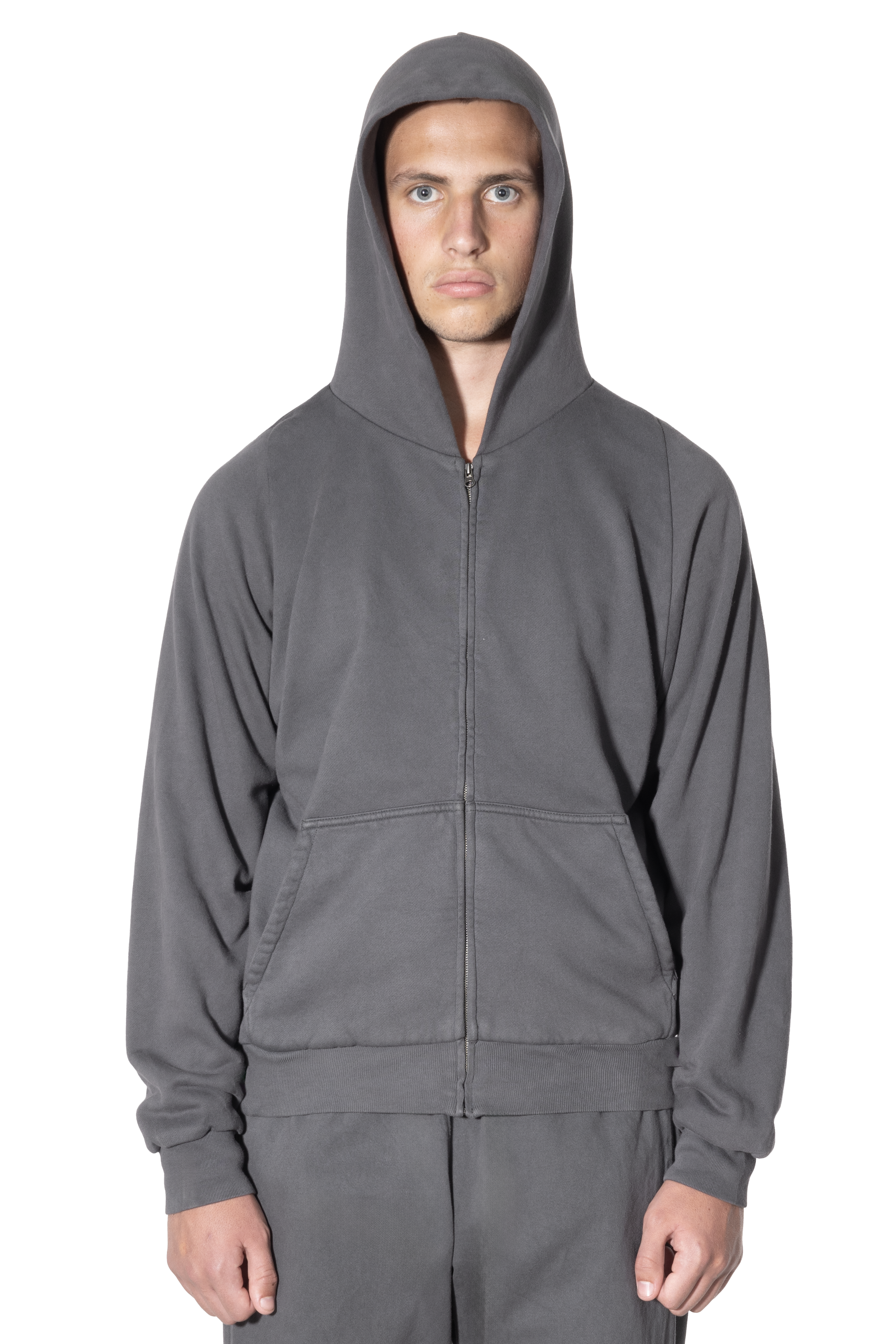 【YEEZY】 Yeezy YZY Zip-Up Hoodie Dark Grey Yeezy Gap Zip Up Hoodie Dark Grey Size XXL (Exclusive) | eBay