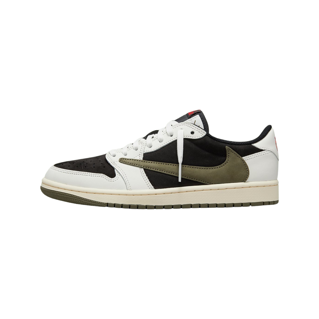 WMNS) Air Jordan 1 Retro Low OG SP Travis Scott Olive Sail WMNS) Air Jordan 1 Retro Low OG SP Travis Scott Olive Sail