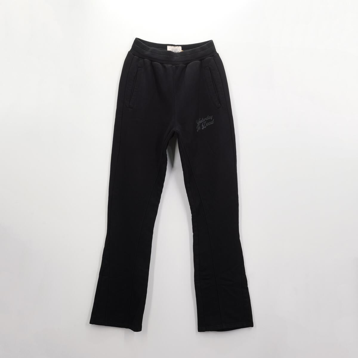 Yesterday is Dead Core Flare Sweatpants Black