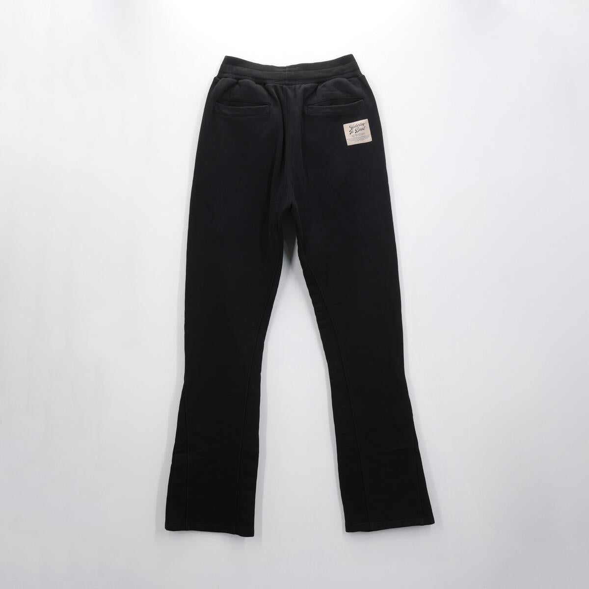 Yesterday is Dead Core Flare Sweatpants Black