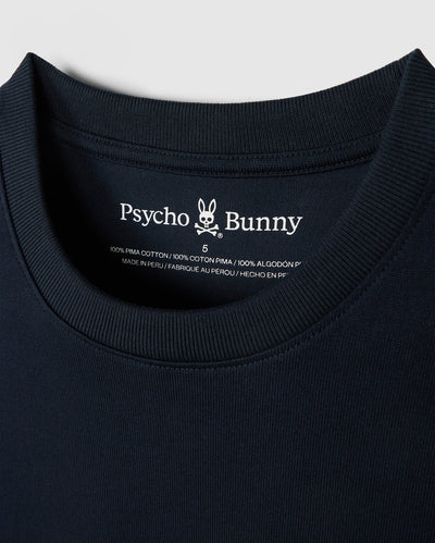 PSYCHO BUNNY DANBY OVERSIZED TEE - B6U359B2TS