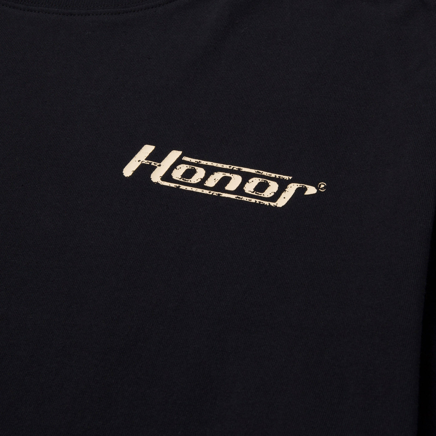 Honor Globe Logo Tee - Black