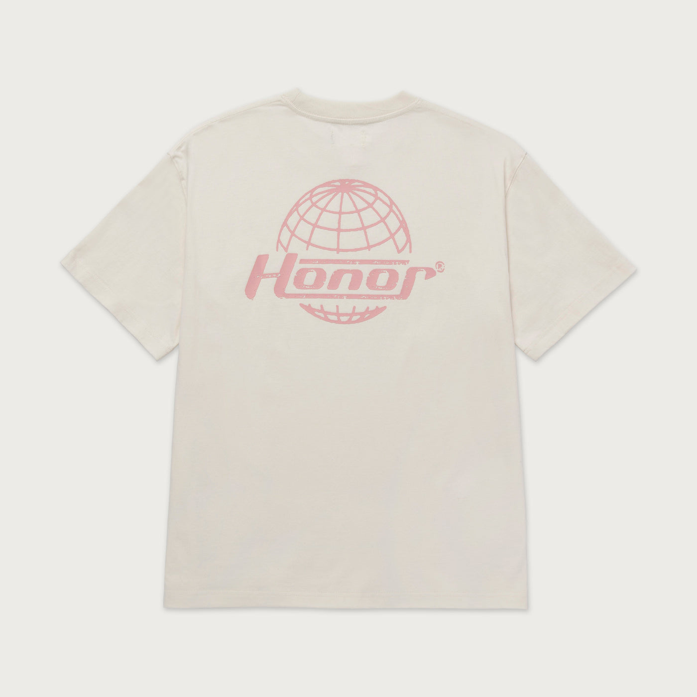 Honor Globe Logo Tee - Cream