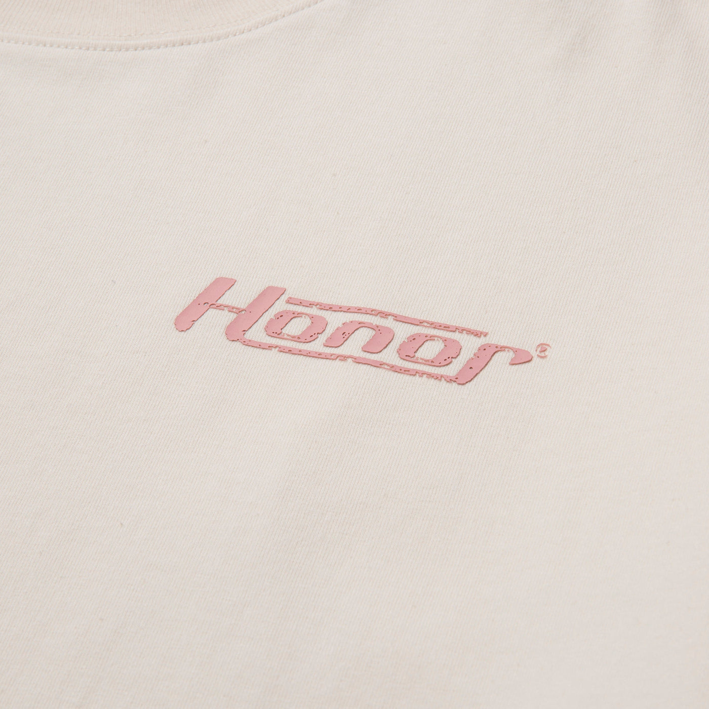 Honor Globe Logo Tee - Cream