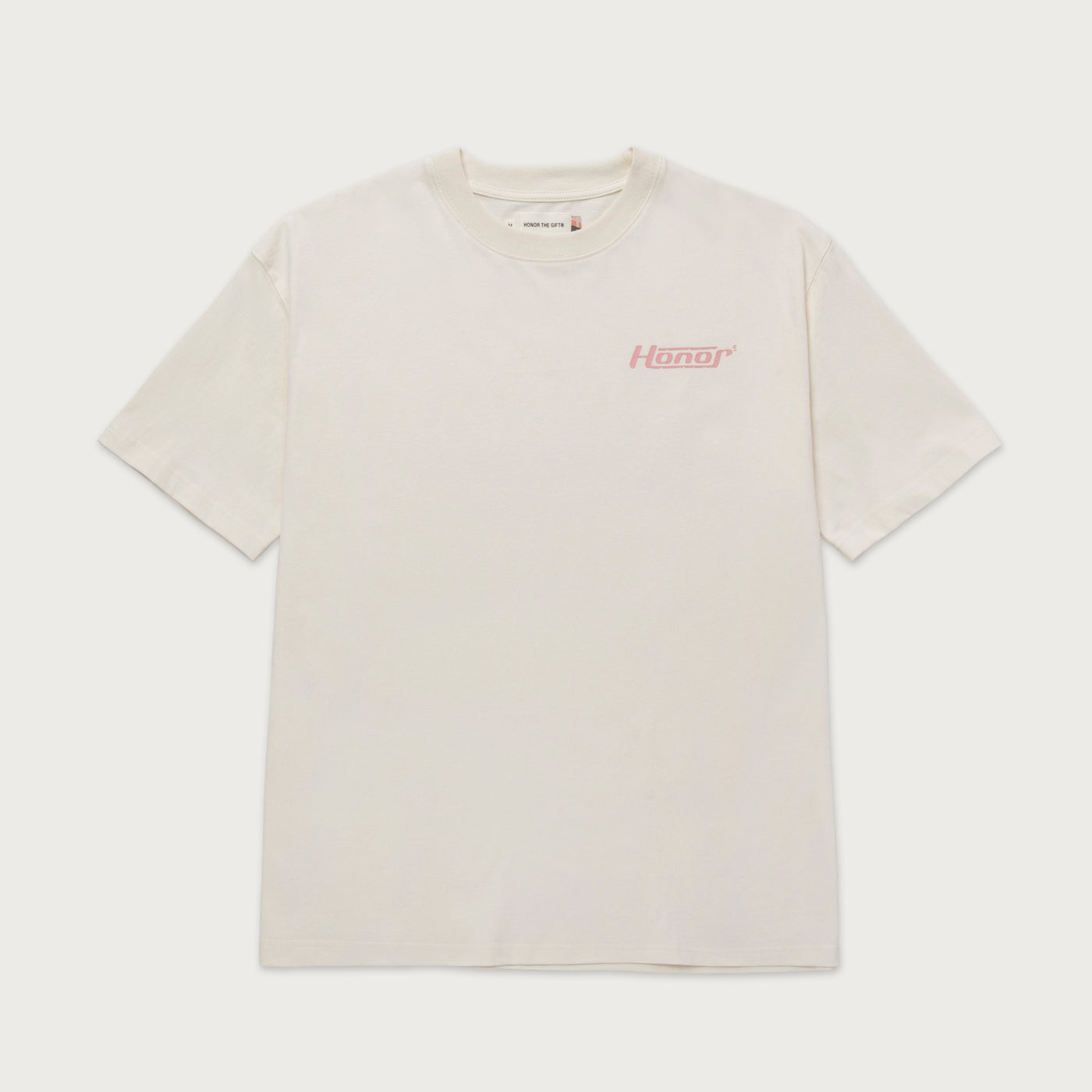 Honor Globe Logo Tee - Cream