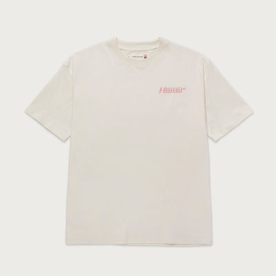 Honor Globe Logo Tee - Cream