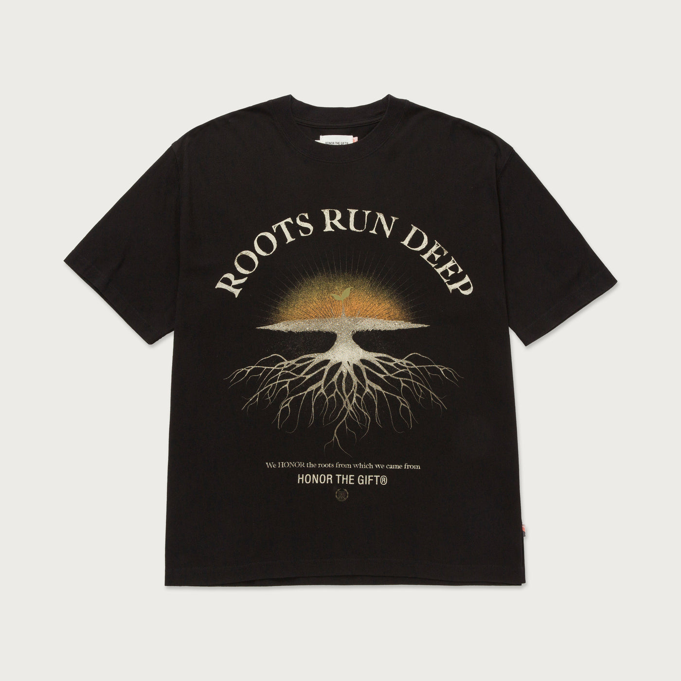 Honor The Gift Roots Run Deep T-Shirt - Black