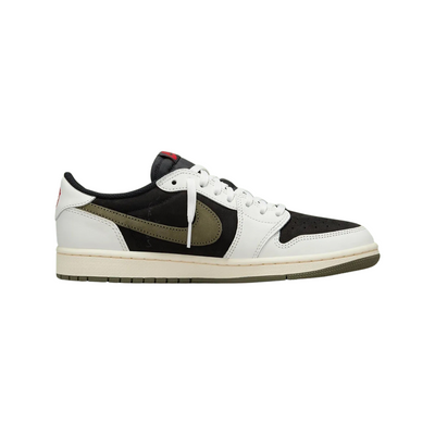 (WMNS) Air Jordan 1 Retro Low OG SP Travis Scott Olive Sail University Red Black