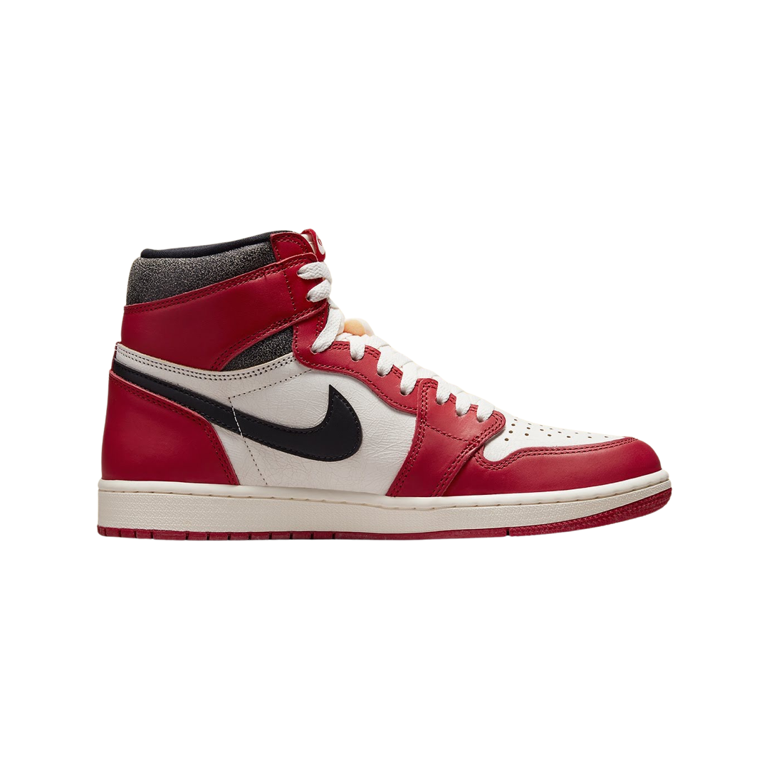 Air Jordan 1 High Retro Lost and Found Varsity Red Black Sail Muslin